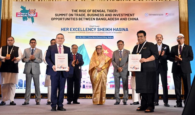 Hasina seeks investment from Chinese businessmen