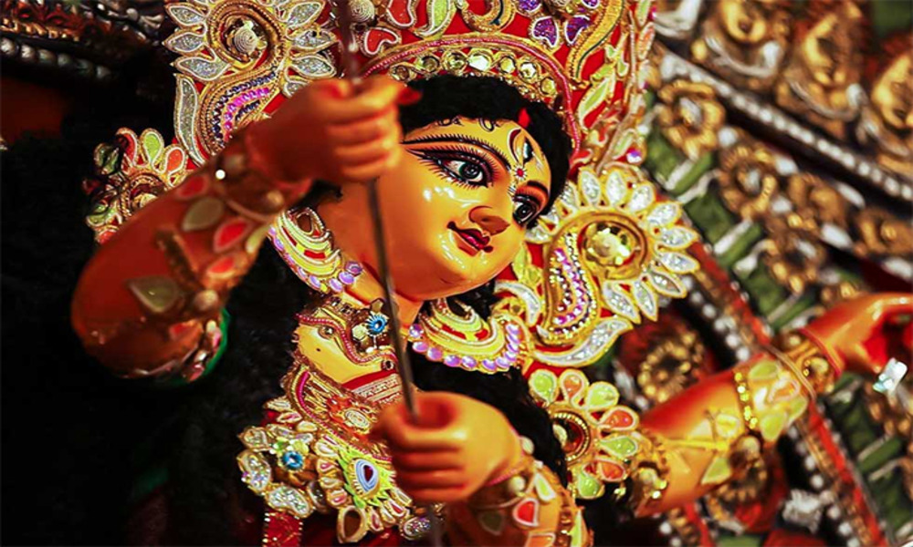 Durga puja being celebrated in districts with enthusiasm