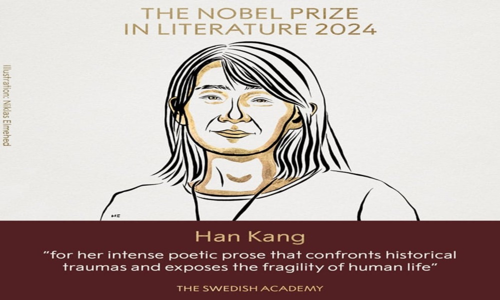 S Korea's Han Kang wins literature Nobel