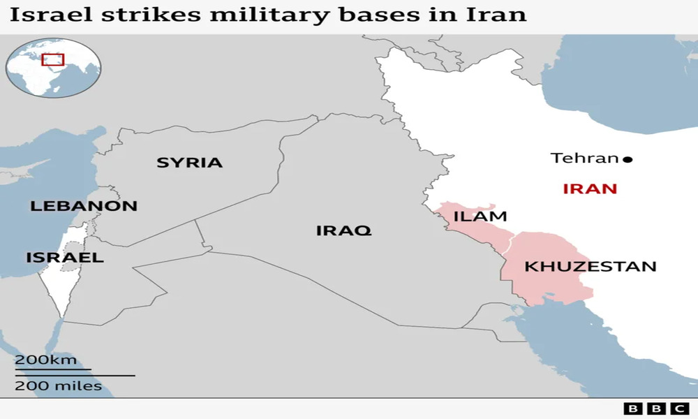 Israeli strike kills two in Iran; Hezbollah hits Israeli bases






