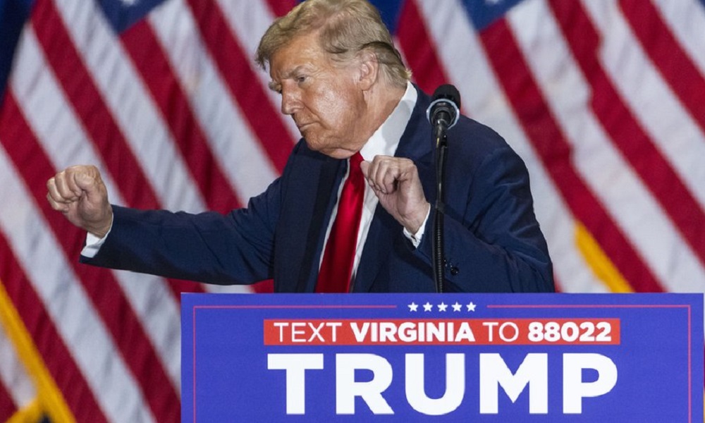 Trump returns