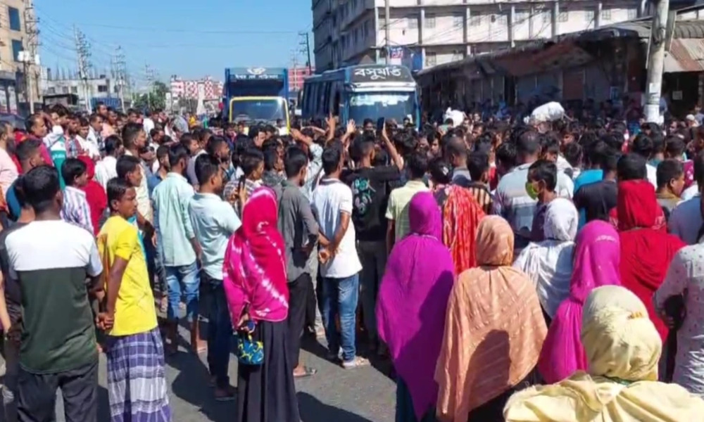 Traffic resumes on Dhaka-Mymensingh highway after 3-day RMG workers' unrest