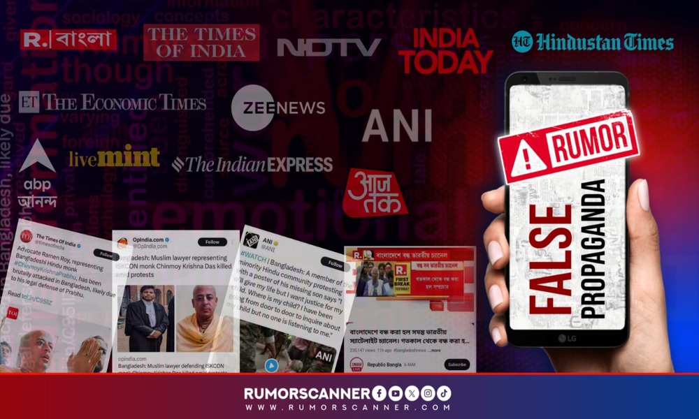 False news on Bangladesh identified in 49 Indian media