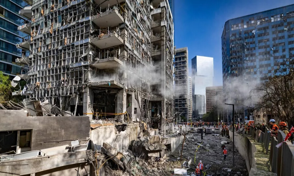Iranian missiles hit Israeli hospital and stock exchange
