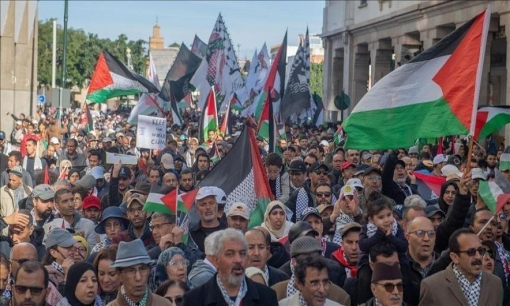 Global protests against Israeli aggression 