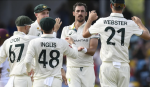 Australia quicks hit back after strong West Indies bowling effort