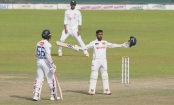 Nissanka nears century as Sri Lankan reach 190-1 at tea