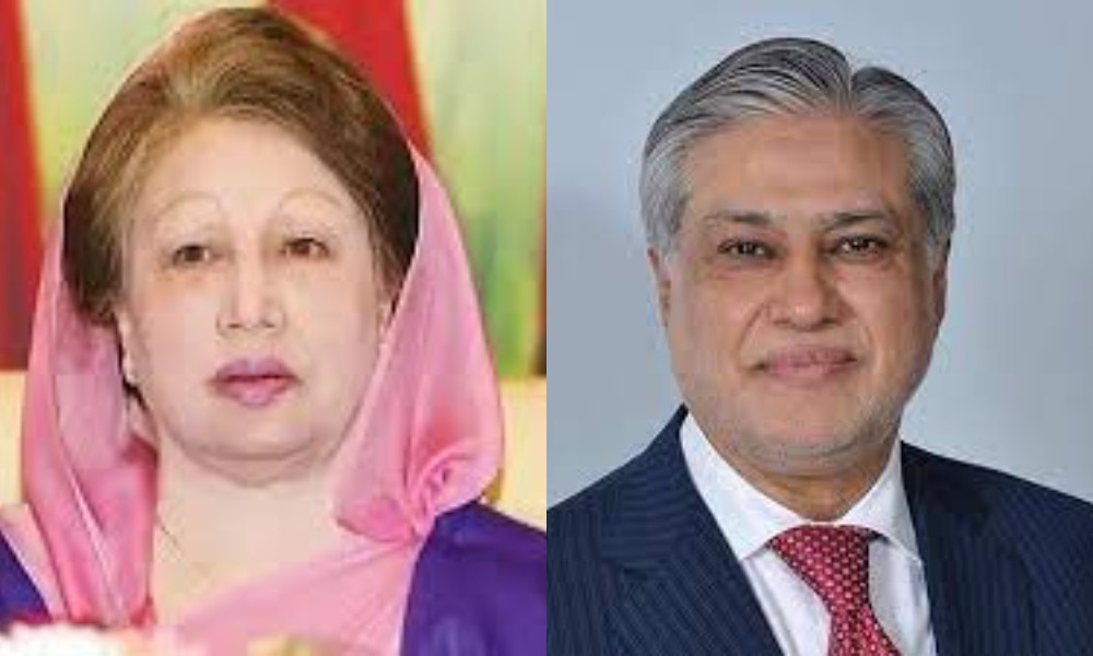 Pakistan FM Dar to meet Khaleda Zia on Sunday